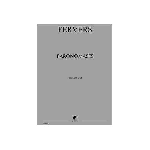 Fervers - Paronomases - Alto Solo