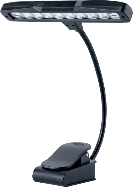 MS19LED 10 LED MUSIC STAND LAMP WITH BLACK CLAMP