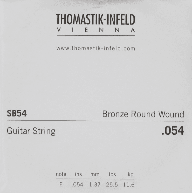 STRINGS ACOUSTIC GUITAR SPECTRUM RETAIL STRINGS .054 RW