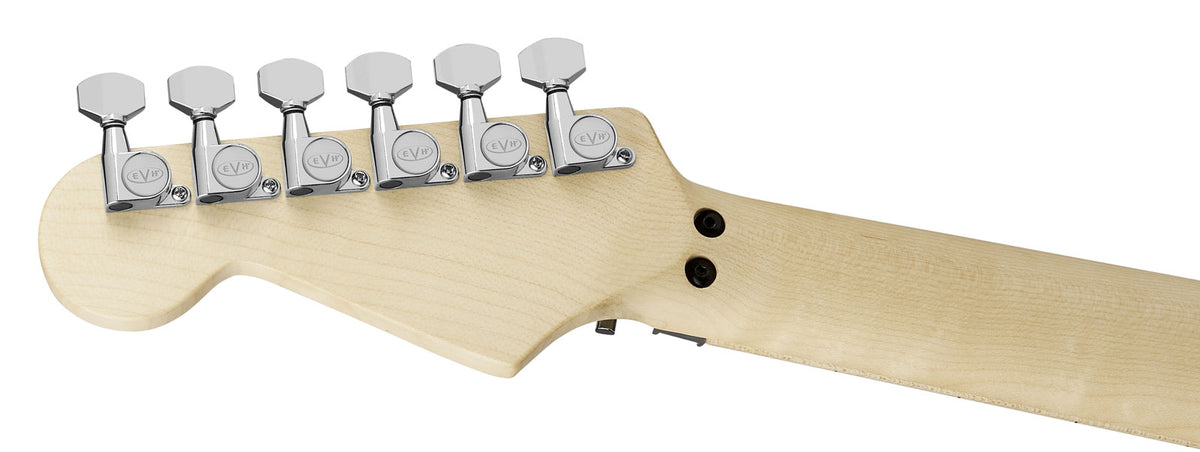 EVH Striped Series Shapes, MN Blanco y Negro