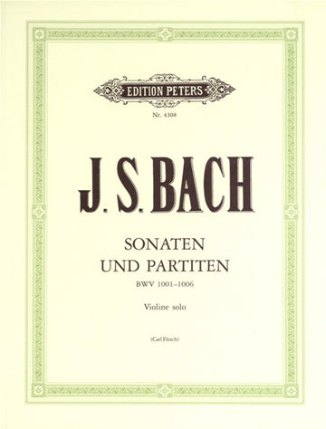 Bach Johann Sebastian - The 6 Solo Sonatas And Partitas BWV 1001-1006 - Violin