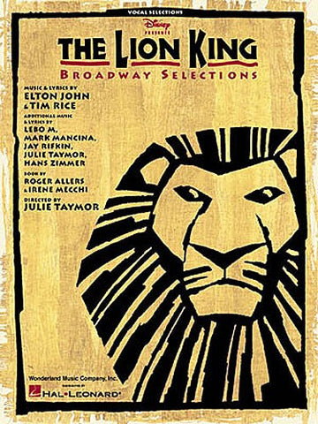 The Lion King Broadway Selections - PVG