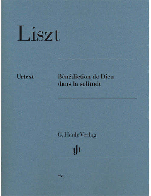 Liszt F. - Benediction De Dieu Dans La Solitude - Piano