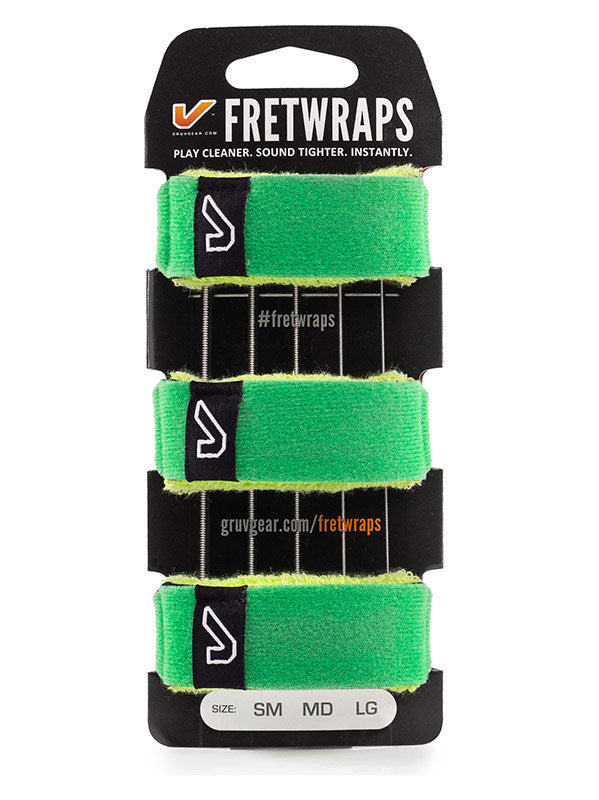 FretWraps 3-Pack Leaf Green - Small