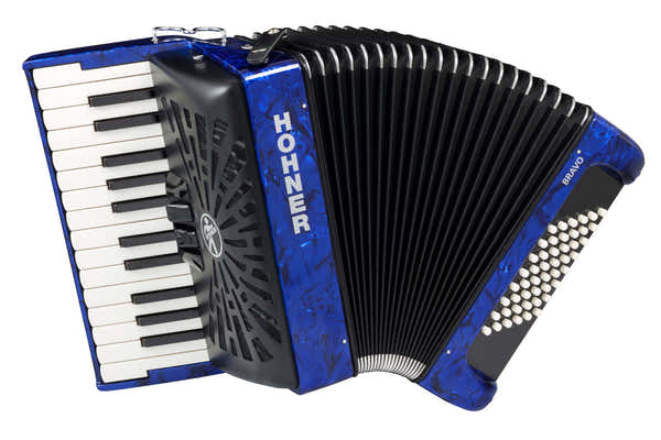 Hohner ACORDEN CROMTICO PIANO KEY BRAVO II 48 BLUE
