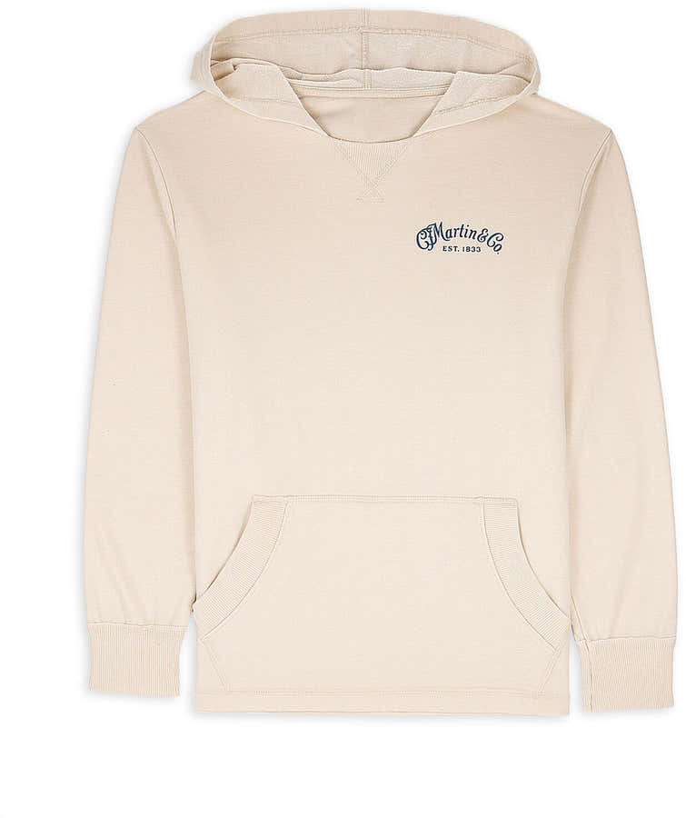 Sudadera con Capucha Lavado Vintage Natural S