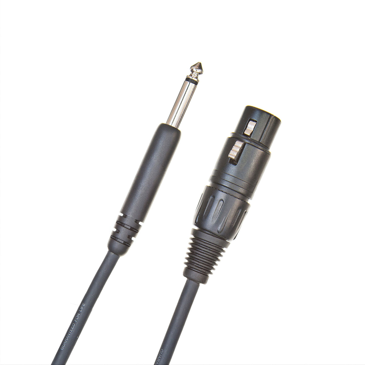 D'ADDARIO CLASSIC SERIES UNBALANCED MICROPHONE CABLE XLR-TO-1/4-INCH 25 FEET