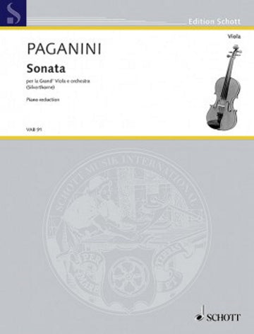 Paganini N. - Sonata - Viola y piano