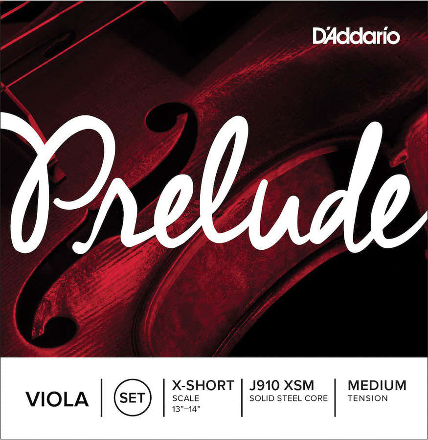 SET OF STRINGS FOR PRELUDE VIOLA "EXTRA-SHORT SCALE" MEDIUM TENSION