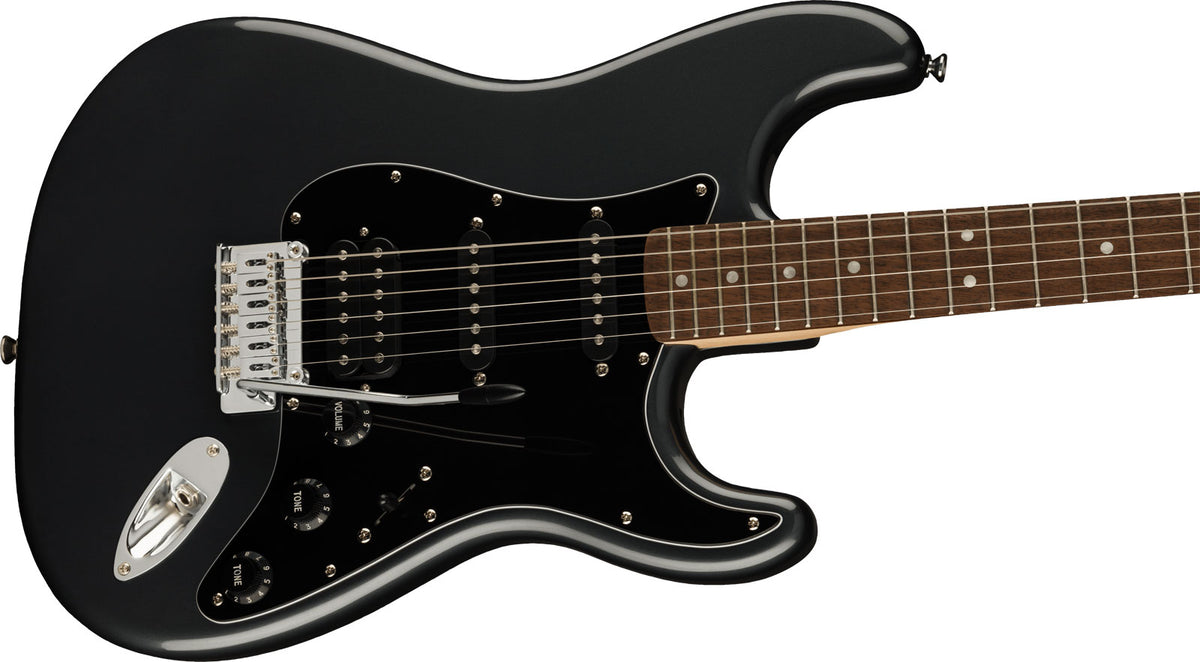 Stratocaster Hss Affinity Pack Lrl Charcoal Frost Metallic
