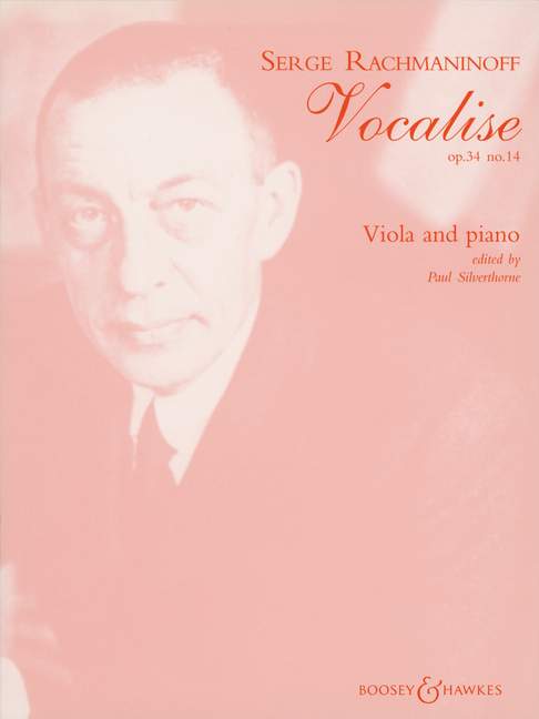 RACHMANINOFF SERGEI WASSILJEWITSCH - VOCALISE OP. 34/14 - VIOLA AND PIANO