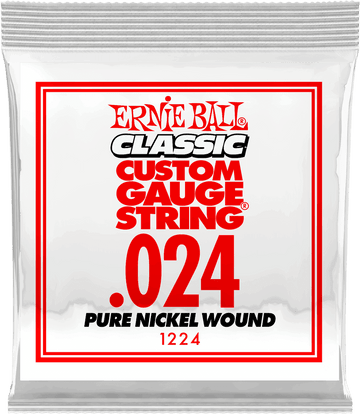 .024 CLASSIC PURE NICKEL WOUND ELECTRIC GUITAR STRINGS
