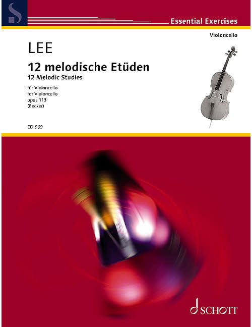 LEE SEBASTIAN - TWELVE MELODIC STUDIES OP 113 - CELLO