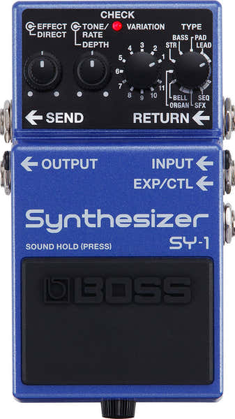 Boss SY-1 Sintetizador de guitarra compacto en pedal