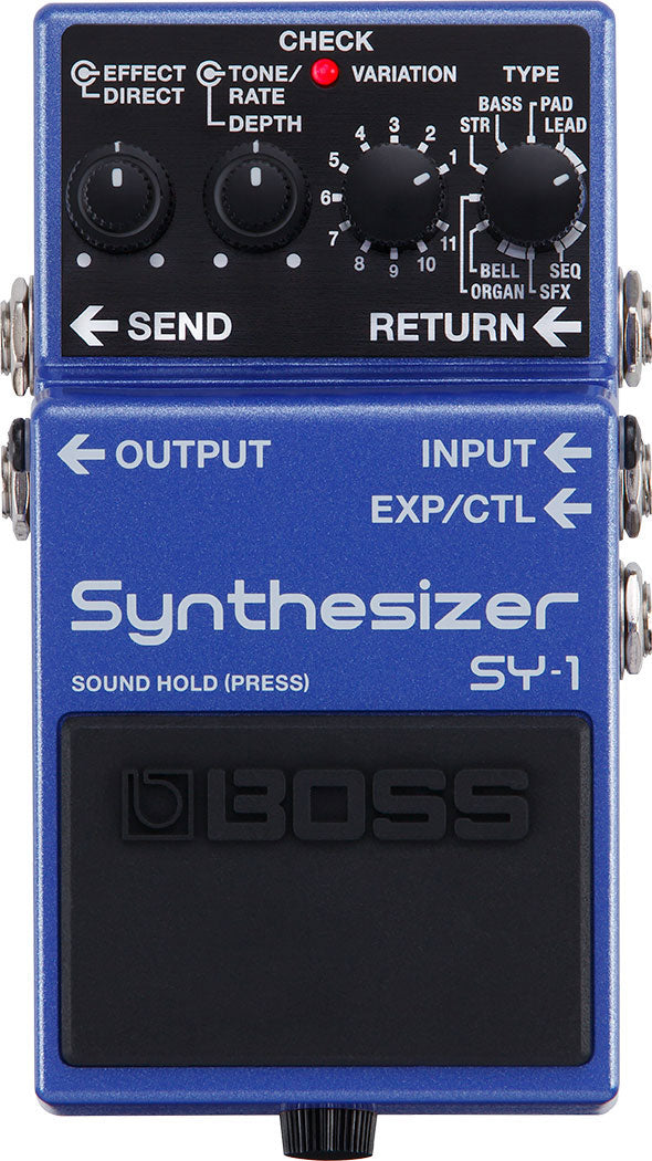 Boss SY-1 Sintetizador de guitarra compacto en pedal