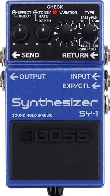 SY-1 Sintetizador de guitarra compacto en pedal