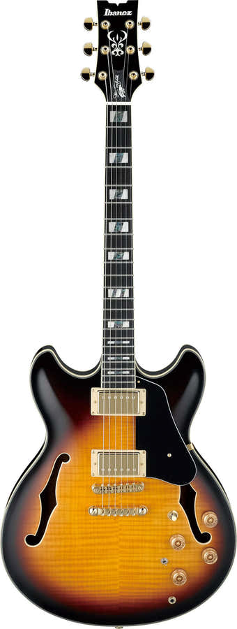 JSM10-VYS Sunburst amarillo vintage Firma de John Scofield