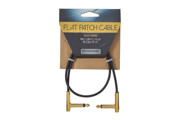 Cable patch plano de la serie Gold CAB-pc-F-45-gd