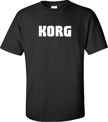 T-Shirt Korg S Textile Tee Shirts Black Korg Size S