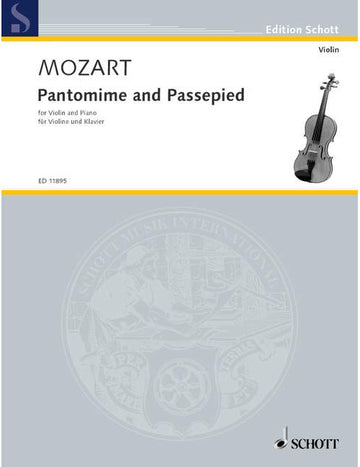 Mozart - Pantomime And Passepied KV 299 B Anh. 10 - Violon et Piano