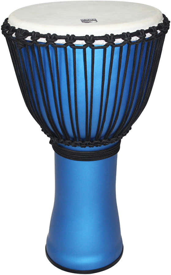 Djembé Freestyle Afinación Por Cuerda Azul Océano Mate Sfdj-14Ob