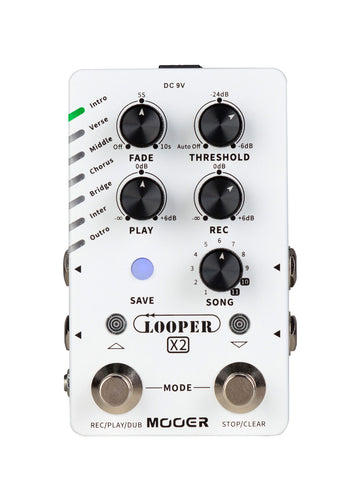 Looper estéreo X2 Blanco