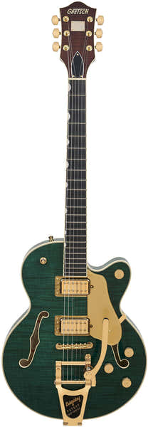 Gretsch Guitars Broadkaster Jr. LX Bloque central flameado EBO Tropic Aura