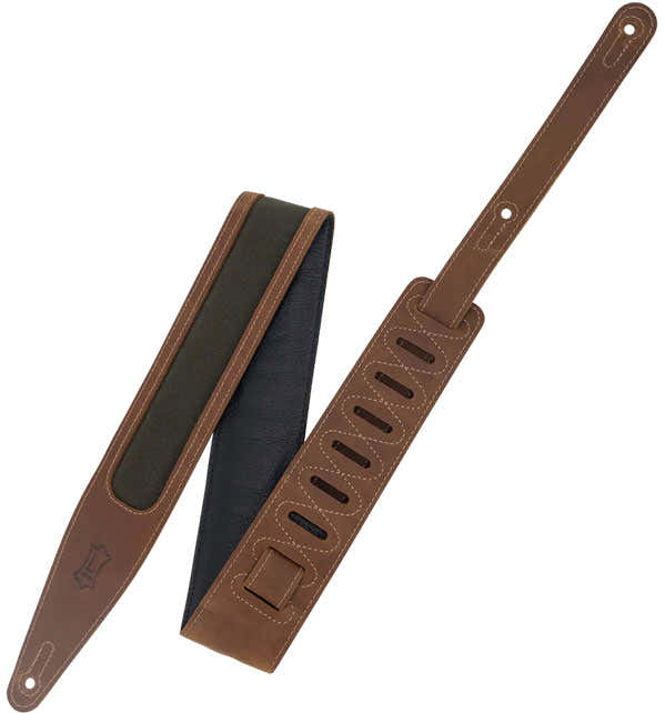 THE VOYAGE PRO - CRAZY HORSE LEATHER STRAP WITH WAX CANVAS WINDOW - BROWN-GREEN