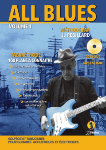 Rebillard J.J – Todo blues + CD – Tablatura de guitarra