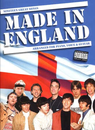 MADE IN ENGLAND - 19 GREAT SONGS - PVG