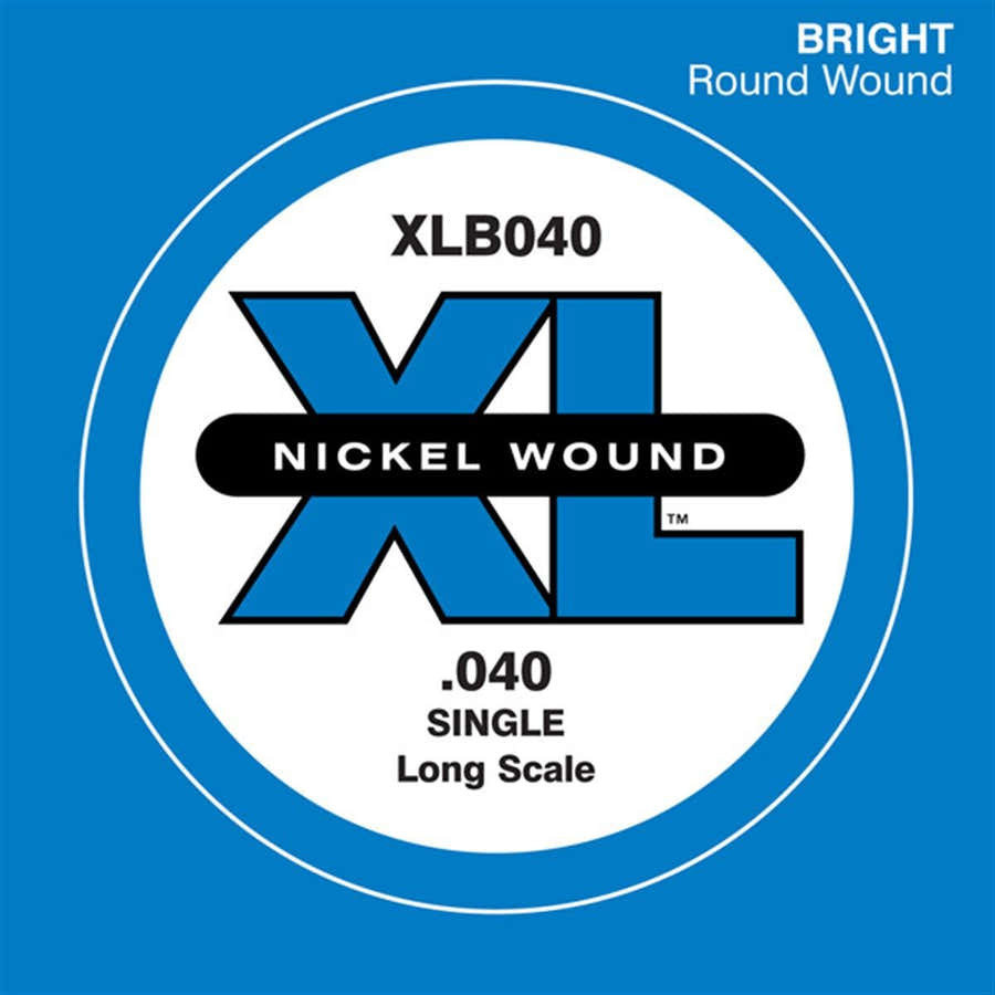 XLB040 NICKEL WOUND BASS GUITAR SINGLE STRING LONG SCALE .040