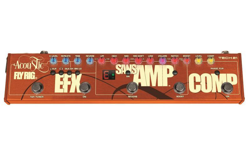 Tech21 ACOUSTIC FLY RIG MULTI-EFFECT PEDAL FOR ACOUSTIC GUITAR