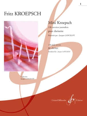 Mini Kroepsch 138 Exercices Vol.1 Clarinette