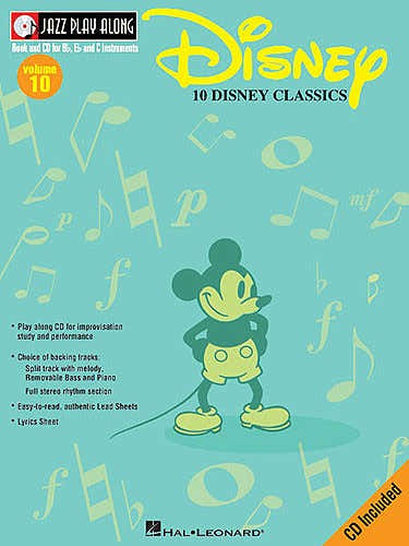 JAZZ PLAY ALONG VOL.10 - DISNEY + CD