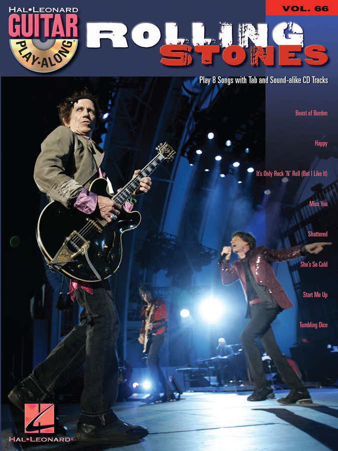The Rolling Stones - Hal Leonard Guitar Play Along Vol.66 + Audio En Ligne