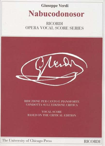 VERDI G. - NABUCODONOSOR - CHANT ET PIANO