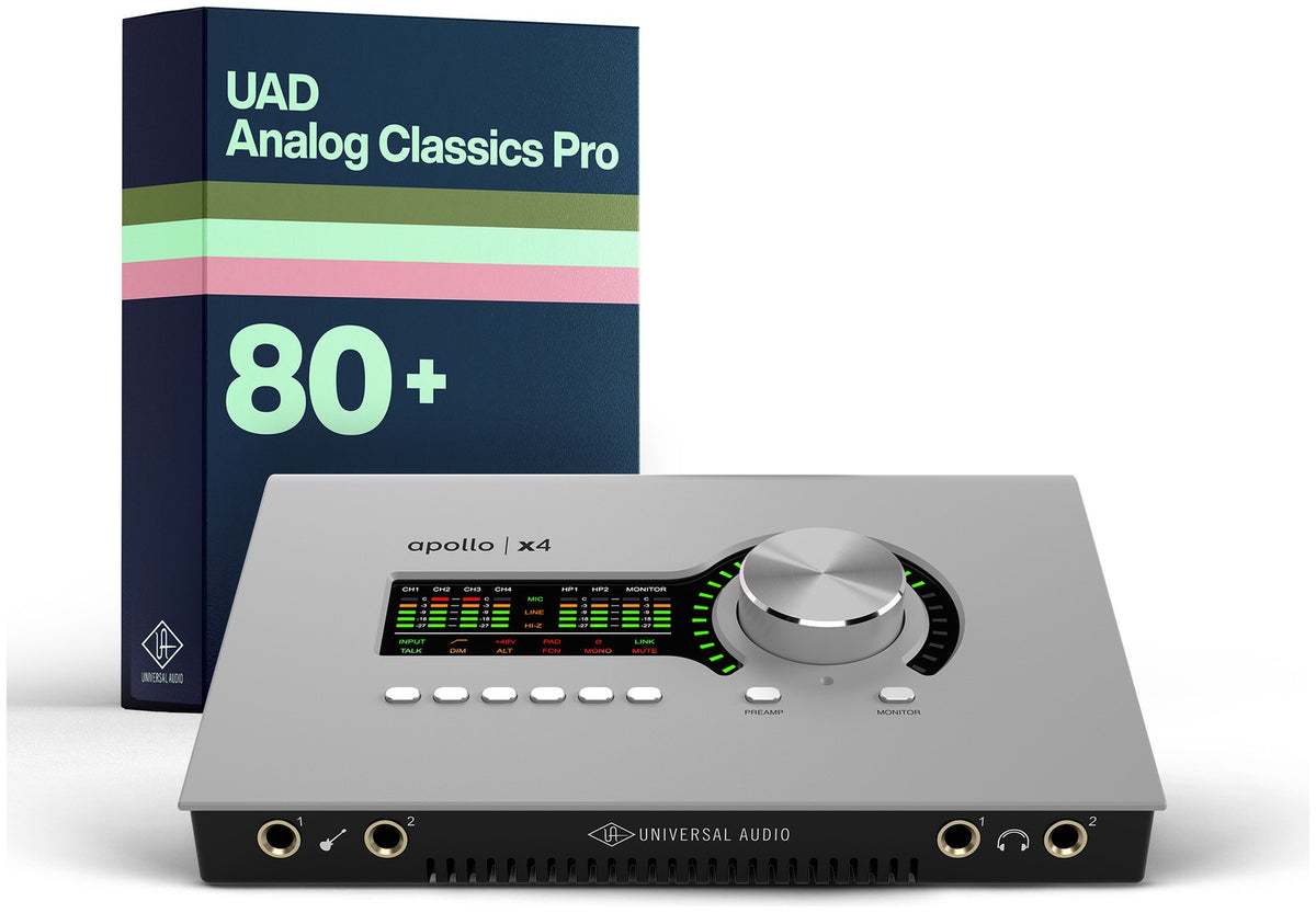 Universal Audio Apollo X4 Gen2 Clásicos analógicos Pro