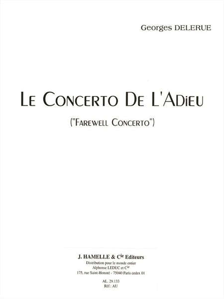 Le Concerto De L'Adieu - pour Violon et Piano