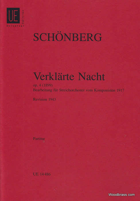 Schänberg A. - Verklärte Nacht Op. 4 Fur Streichorchester - Conducteur