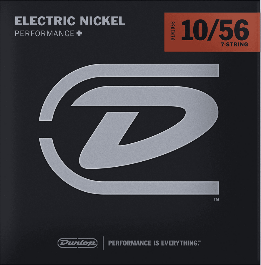 NICKEL PLATED STEEL ELECTRIC STRINGS ELECTRIC SET LIGHT 7 STRINGS 10-56
