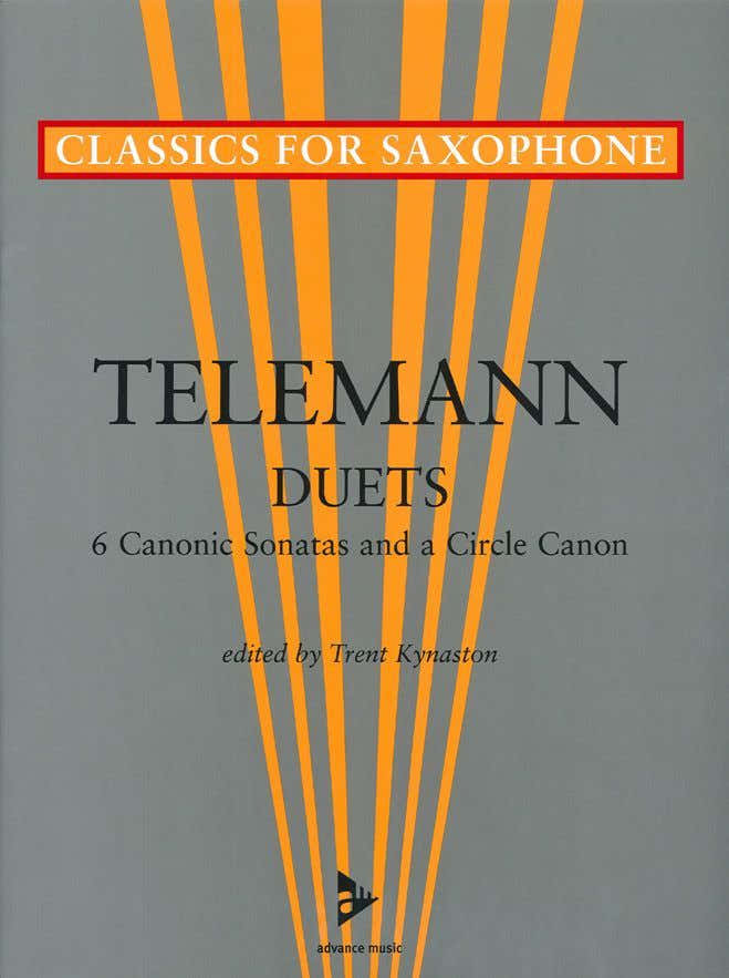 Telemann G. Ph./kynaston T. - Six Sonatas And A Circle Canon - Saxophones