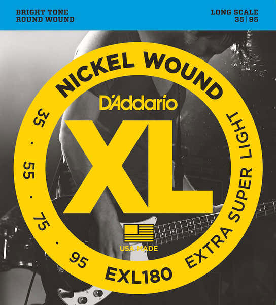EXL180 Entorchado de níquel escala extralarga superligero 35-95