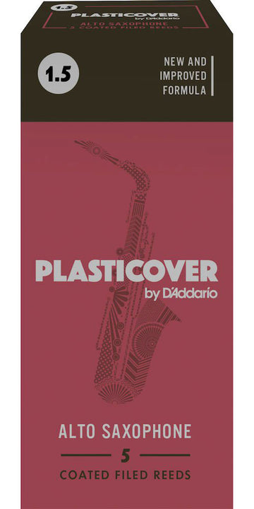 CAAS PARA SAXO ALTO PLASTICOVER RESISTENCIA DE 1.5 PAQUETE DE 5