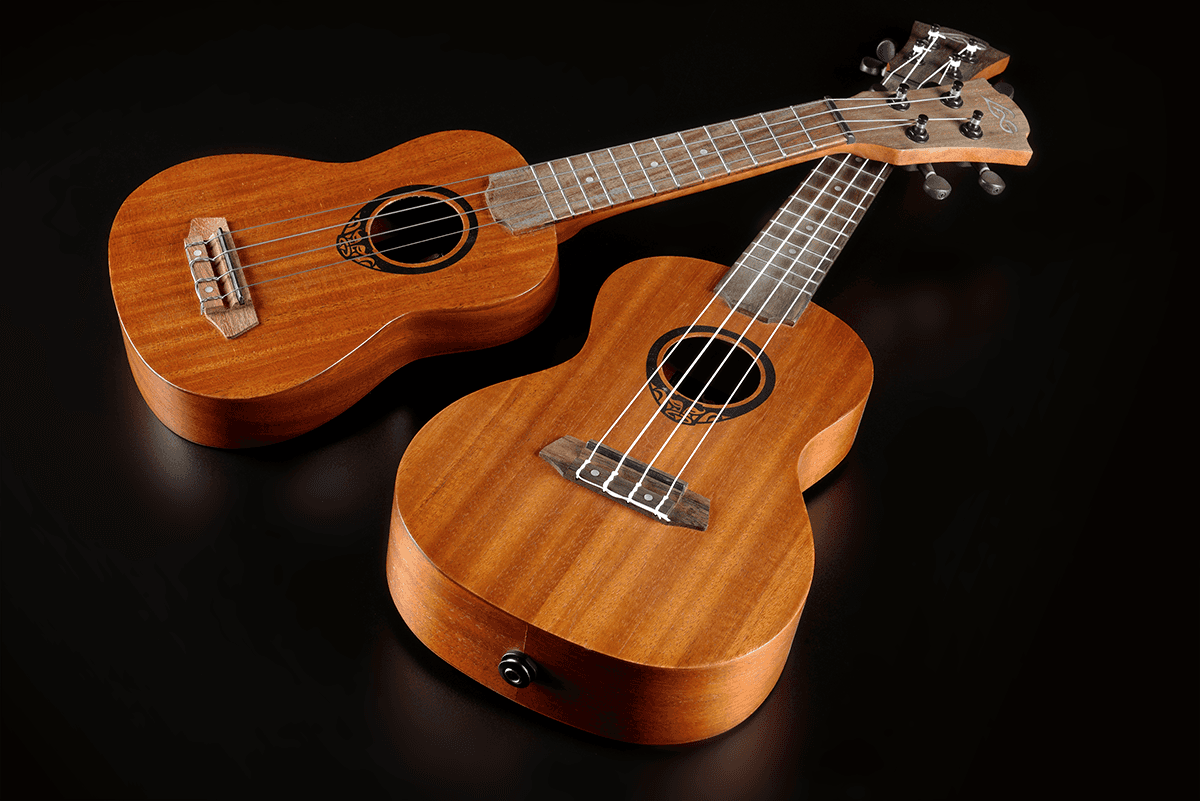 Tiki Baby TKU110S Ukelele soprano delgado con fondo arqueado