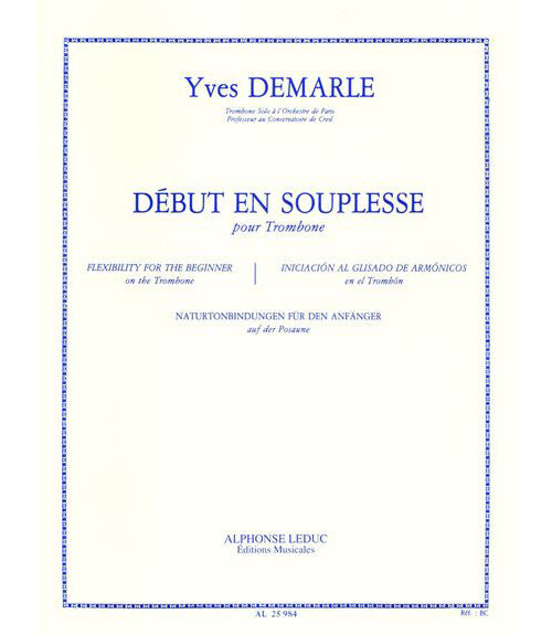 Leduc Demarle - Debut En Souplesse - Trombone