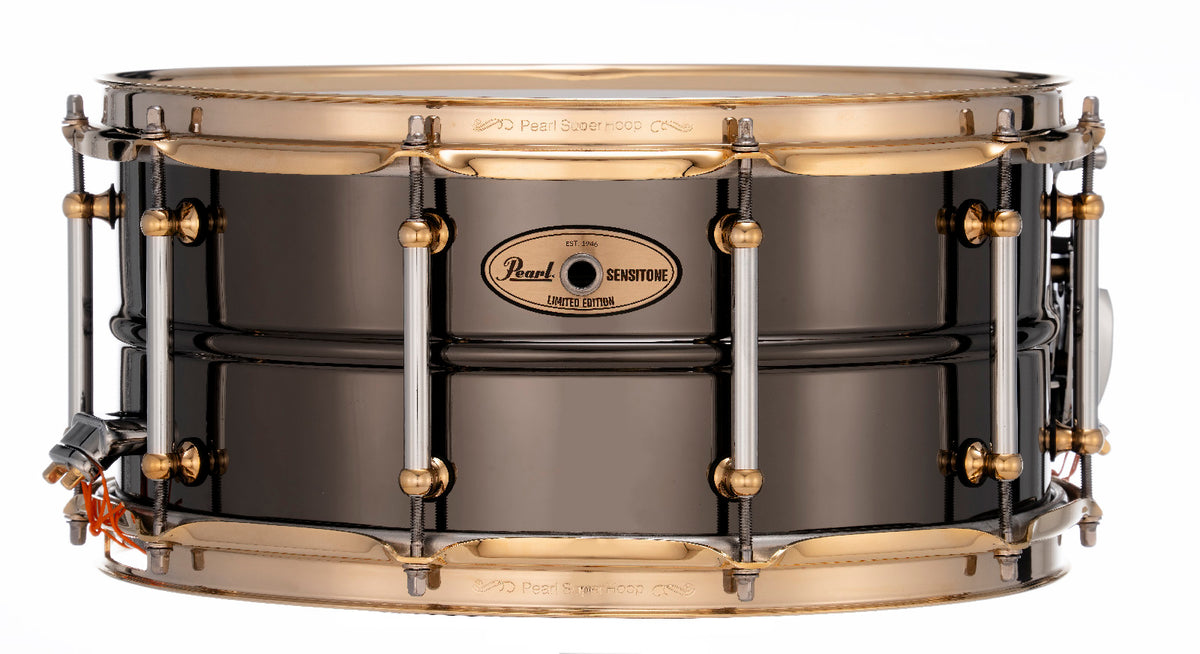 Sensitone Snaredrum Black Nickel Brass 14 x 6,5"