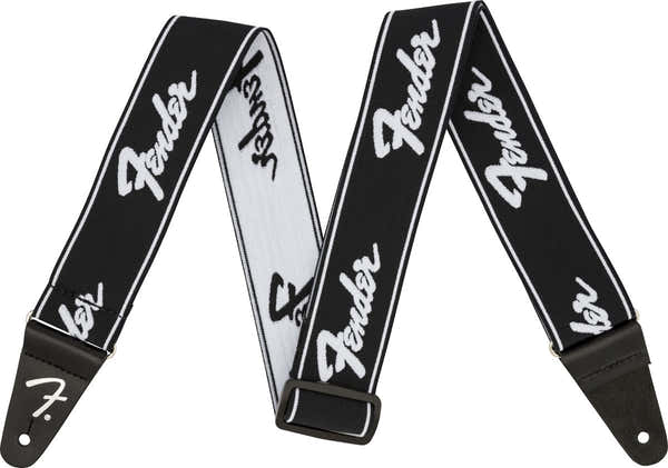 Weighless 2" Correa Running Logo Negra/Blanca