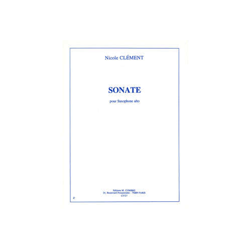 Clementn - Sonate - Saxophone Alto