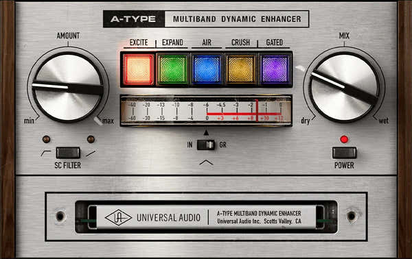 UAD A-Type Mejorador dinámico multibanda