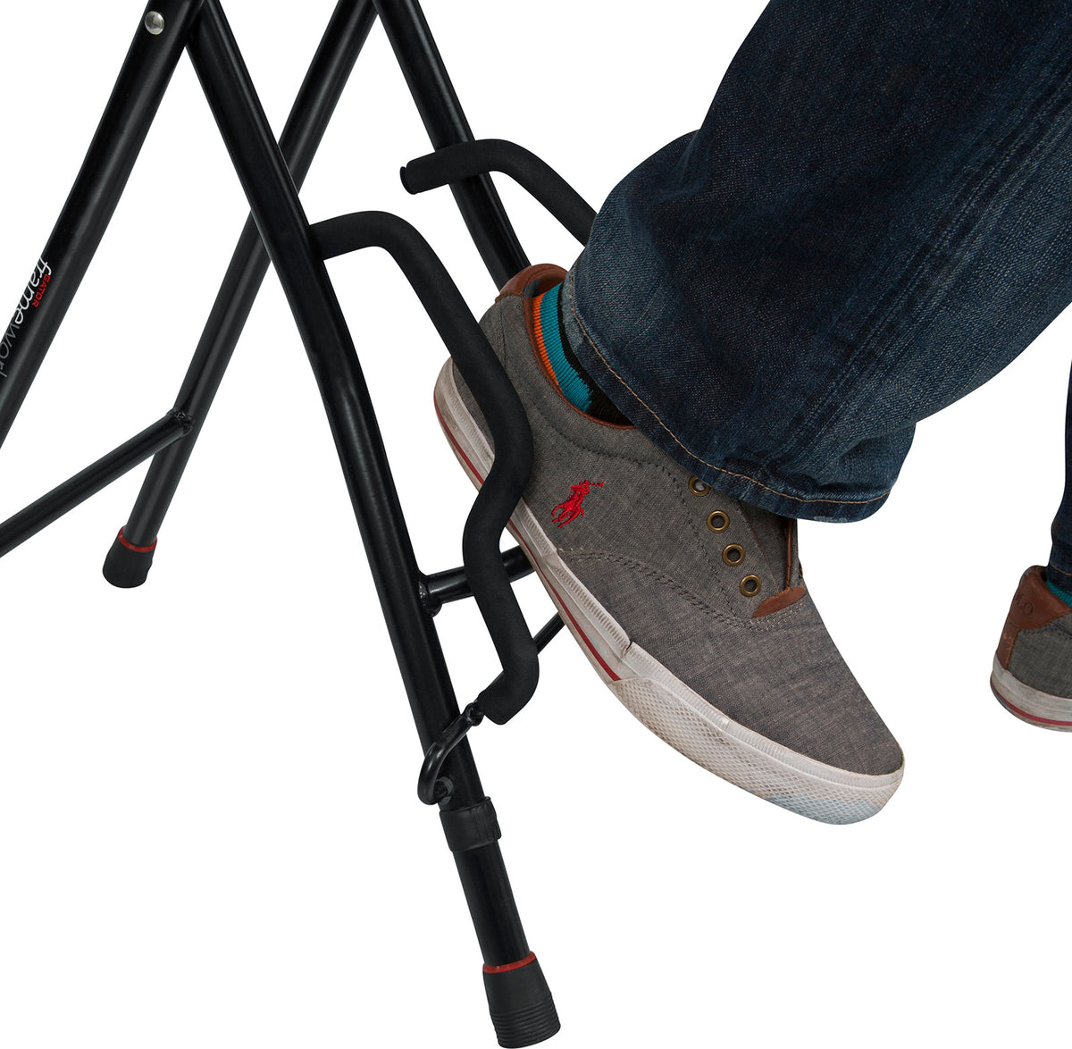 Asiento y soporte para guitarra